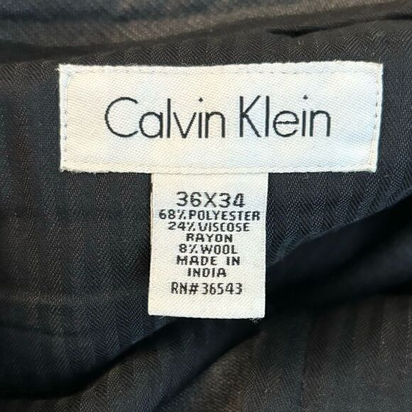 Calvin Klein Gray Dress Pants Size 36 - Picture 8 of 8